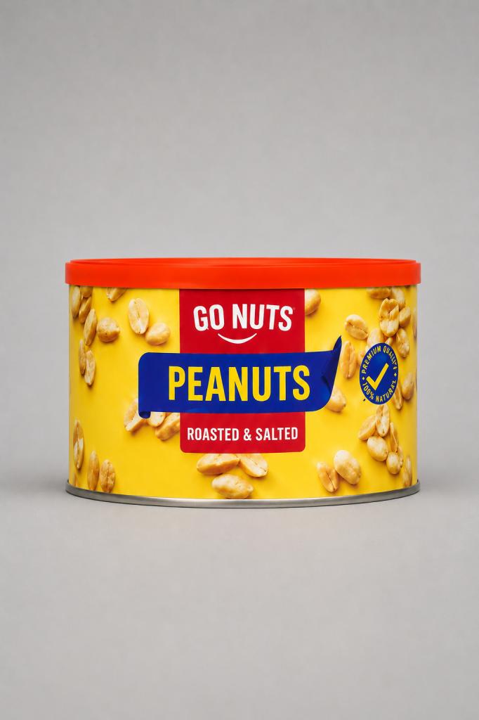 Go Nuts Roasted & Salted Spicy Peanuts Snacks & Sweets