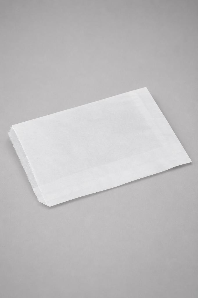Grease Resistant Flat Bag White Patisserie Box