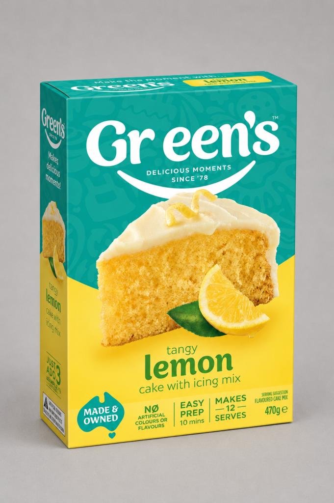 Green`s Smooth Lemon Cake Mix Cake, Pancake & Dessert Mix
