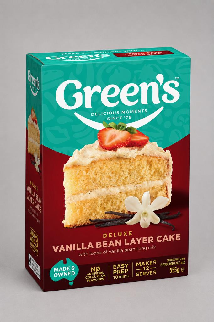 Green`s Vanilla Bean Layer Cake Cake, Pancake & Dessert Mix