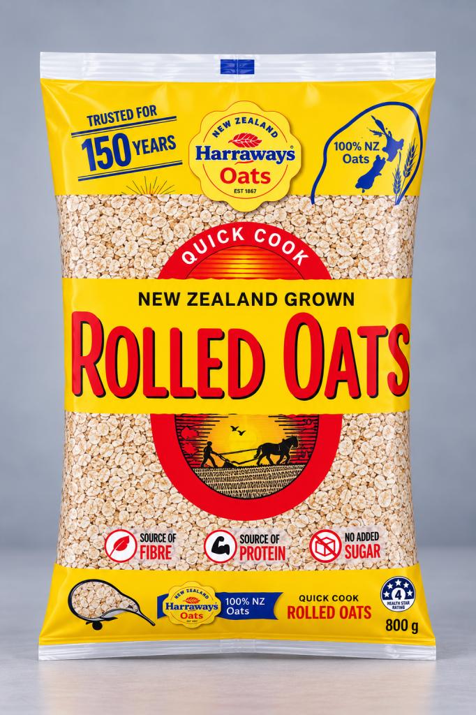 Harraways Rolled Oats Breakfast Cereals