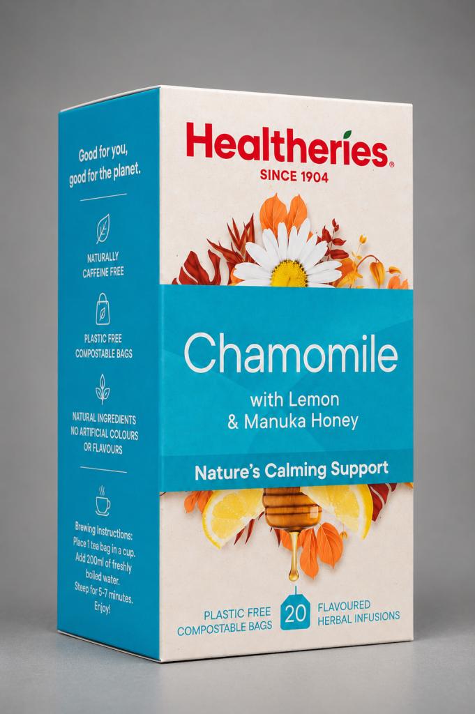 Healtheries Chamomile Tea with Lemon & Manuka Honey Beverages