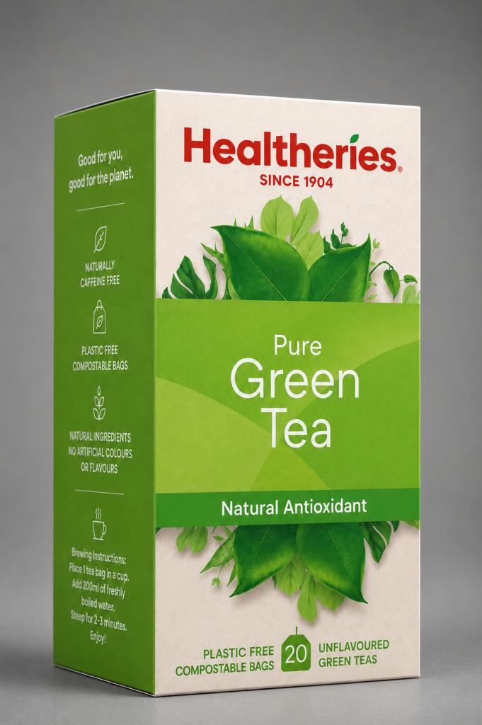 Healtheries Green Tea Original 20`s Beverages