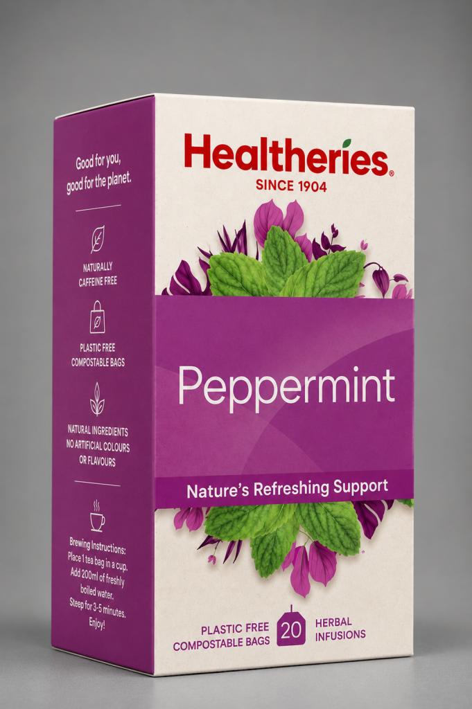 Healtheries Peppermint Original Teabags Beverages