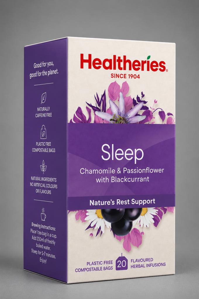 Healtheries Sleep Tea with Blackcurrant Teabag 20`s Beverages