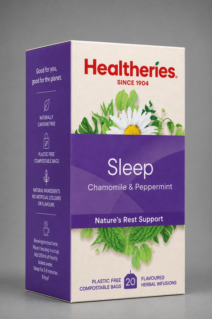 Healtheries Sleep Tea with Chamomile & Peppermint 20`s Beverages