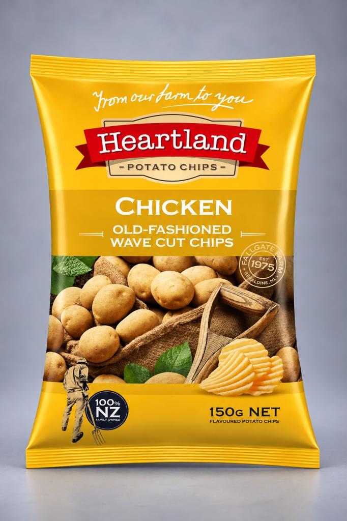 Heartland Chicken Potato Chips Snacks & Sweets