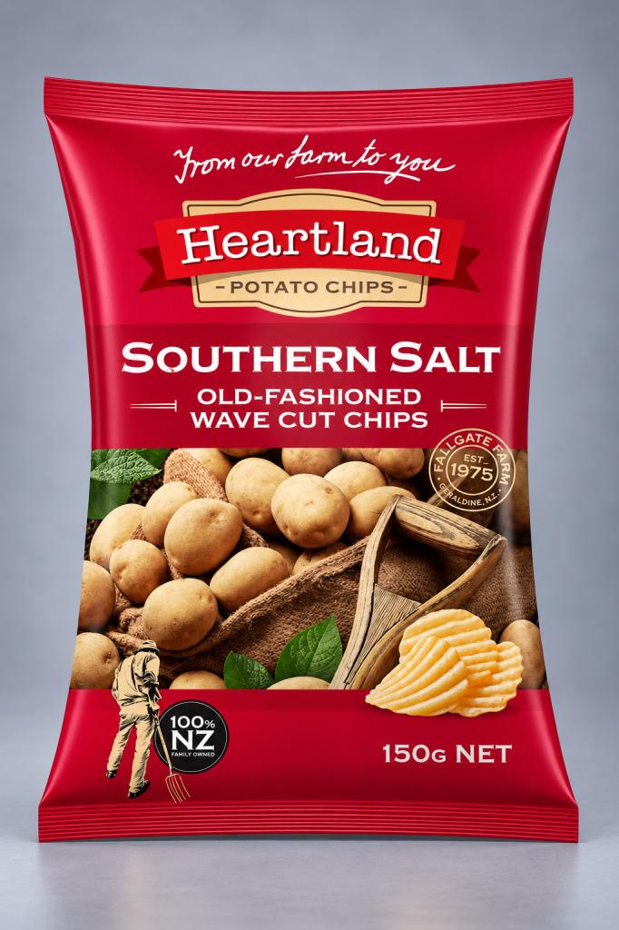 Heartland Southern Salt Potato Chips Snacks & Sweets