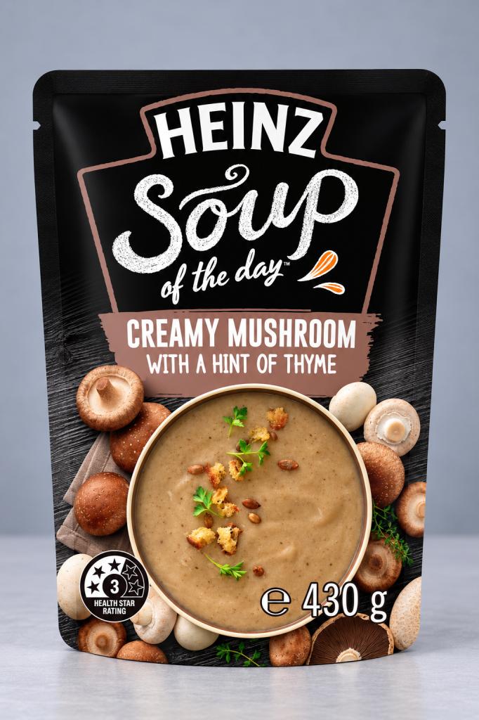 Heinz Soup Of The Day Creamy Mushroom Thyme Instant Soup