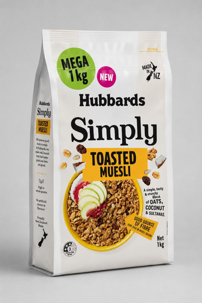 Hubbards Mega Toasted Muesli Cereals & Spreads