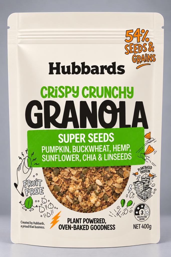 Hubbards Super Seeds Granola  Muesli & Oats