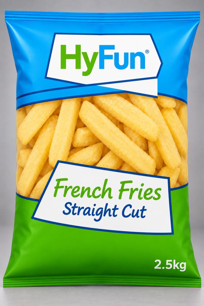 HyFun French Fries Straight Cut Chilled & Frozen