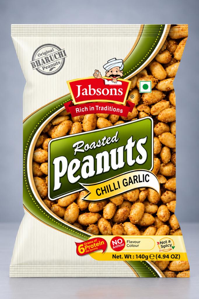 Jab Roasted Peanut Chilli Garlic Snacks & Sweets