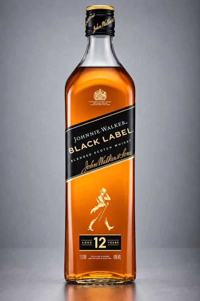 Johnnie Walker Black Label Imported Spirits