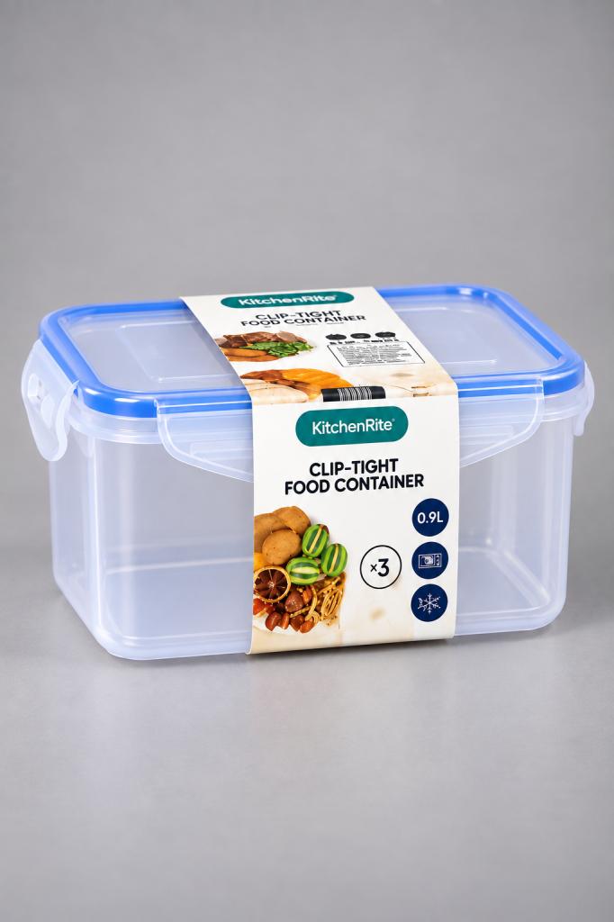 KitchenRite Food Container Rectangle (3 Piece Set) Food Storage Containers