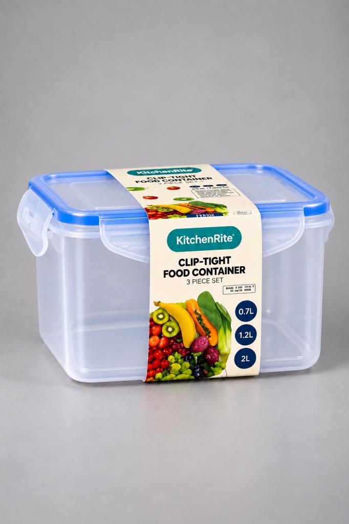 KitchenRite Food Container Square (3 Piece Set) Food Storage Containers