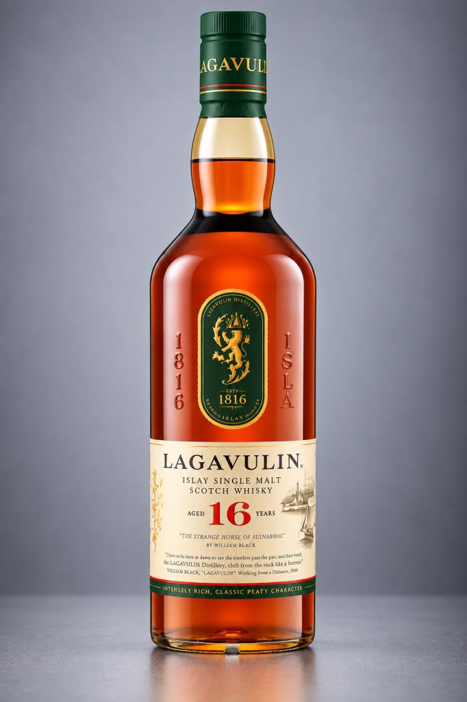 Lagavulin 16 Year Old Islay Single Malt Scotch Whisky Imported Spirits