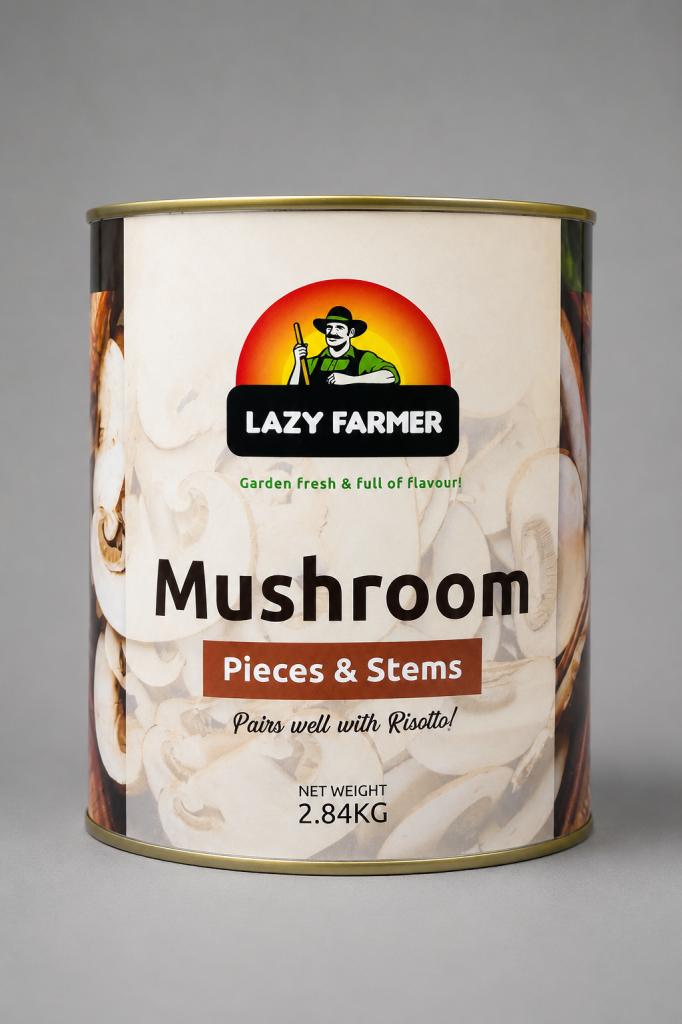 Lazy Farmer Mushroom Pieces & Stems Canned Vegetables