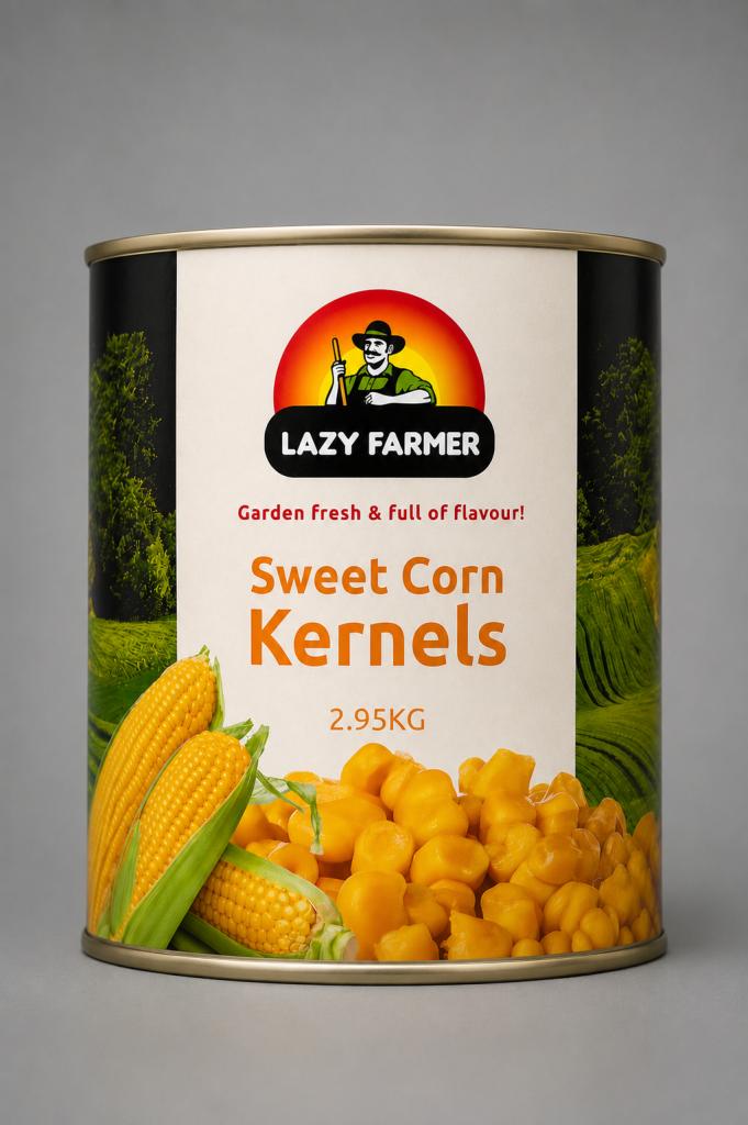 Lazy Farmer Sweet Corn Kernels Canned Vegetables