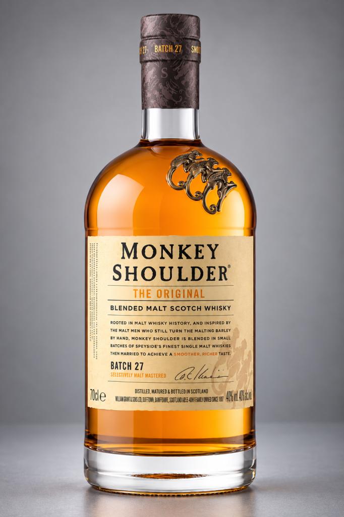 Monkey Shoulder Blended Malt Scotch Whisky Imported Spirits