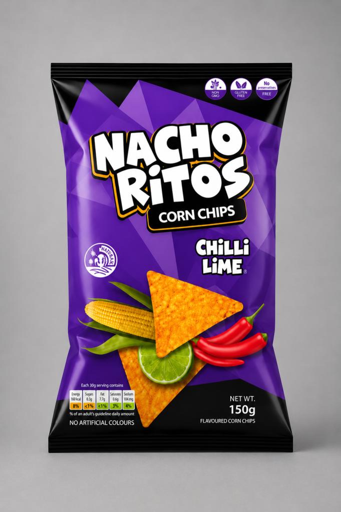 Nacho Ritos Corn Chips Chilli Lime Snacks & Sweets