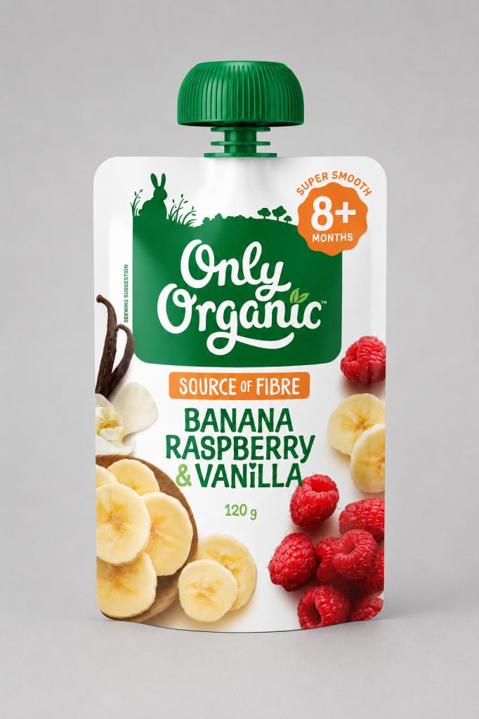 Only Organic Banana~ Raspberry & Vanilla Baby & Child