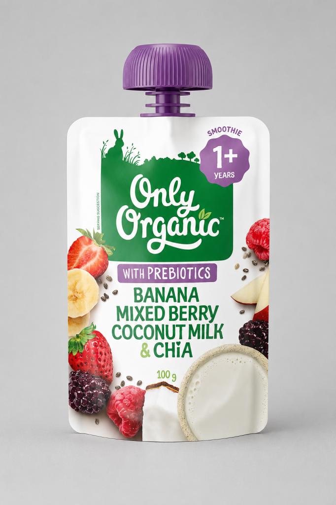 Only Organic Mixed Berry Coconut & Chia Baby & Child