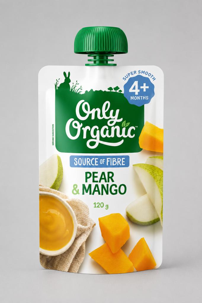 Only Organic Pear & Mango Baby & Child