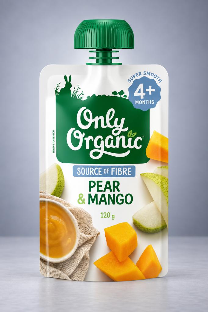Only Organic Pear & Mango Baby & Child