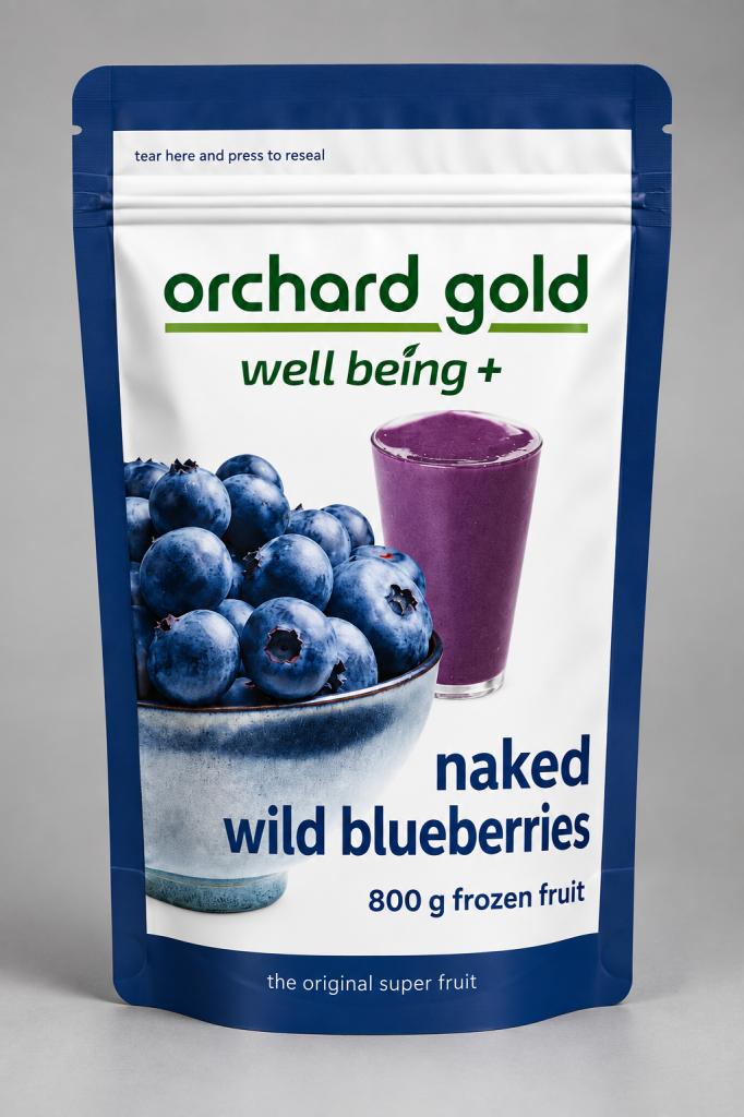 Orchard Gold Naked Wild Blueberry Chilled & Frozen