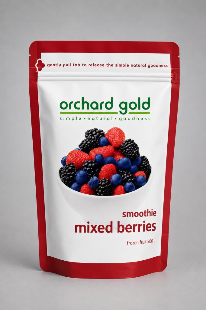 Orchard Gold Smoothie Blend Mixed Berries Chilled & Frozen