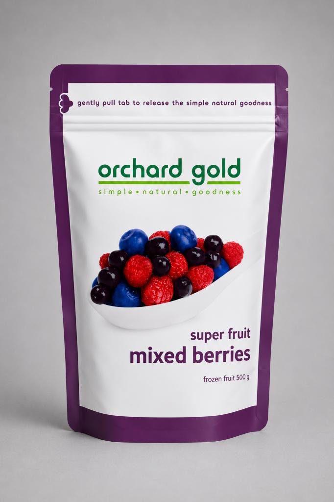 Orchard Gold Super Fruits Mixed Berries Chilled & Frozen