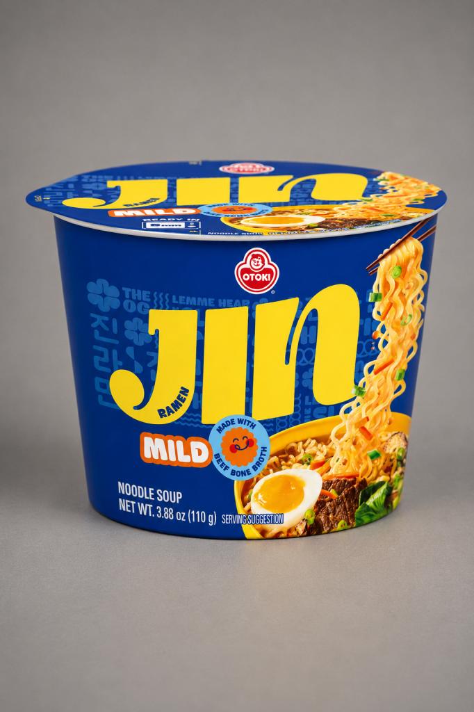 Otoki Jin Ramen Mild Bowl Noodles Noodles
