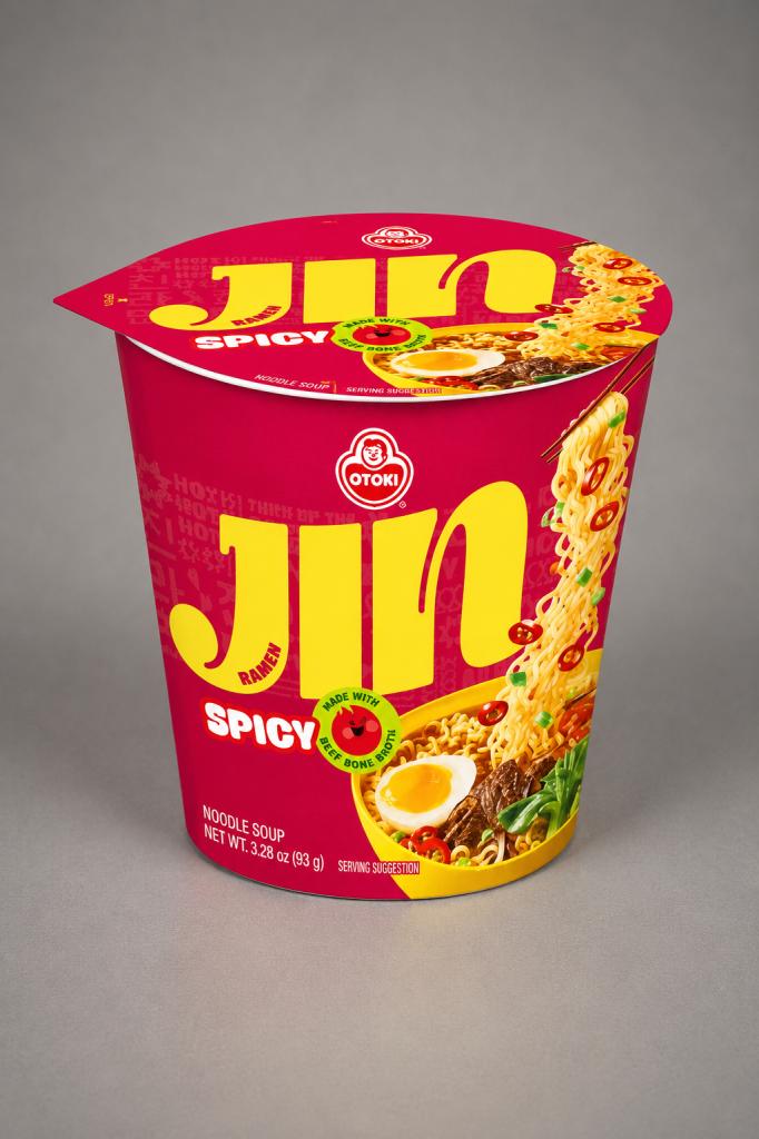 Otoki Jin Ramen Spicy Bowl Noodles Noodles