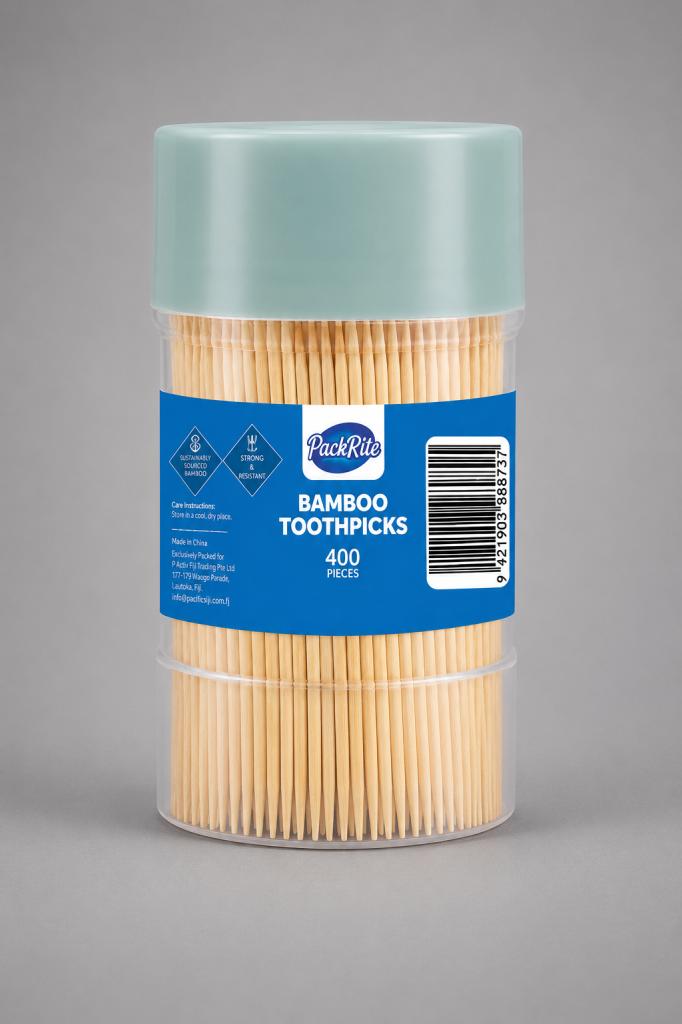 PackRite Bamboo Toothpicks Household & Pets