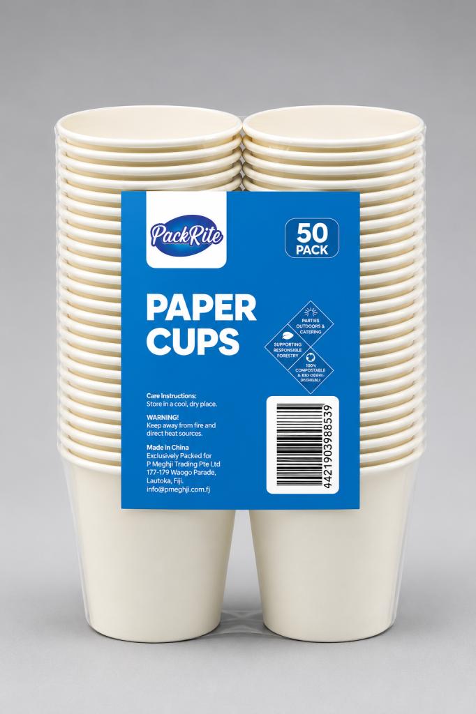 PackRite Paper Cup 50`s Household & Pets