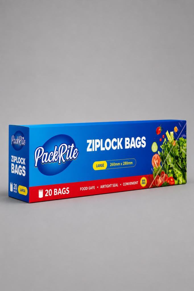 PackRite Ziplock Bags Large 20`s Household & Pets