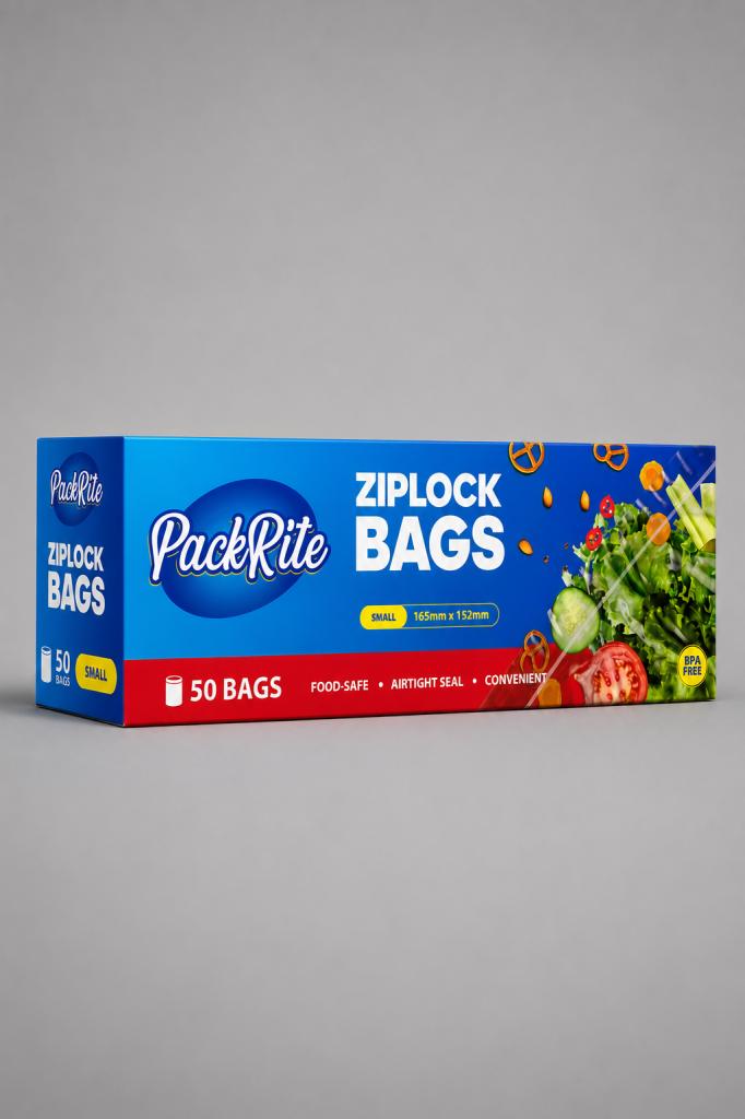 PackRite Ziplock Bags Small 50`s Household & Pets