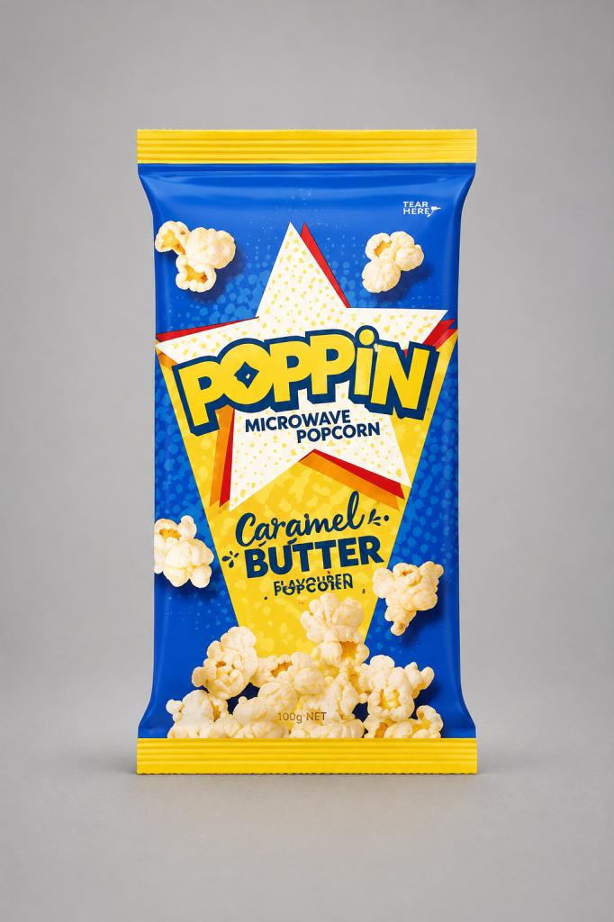 Poppin Microwave Popcorn Snacks & Sweets