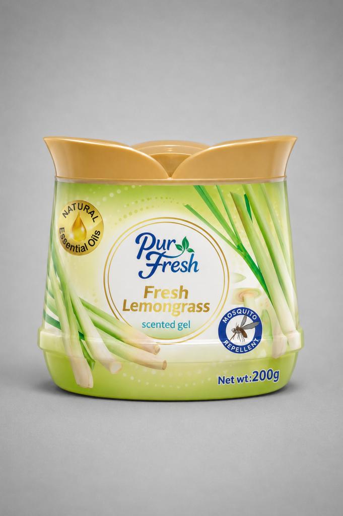 Pur Fresh Lemon Grass Scented Gel Household & Pets