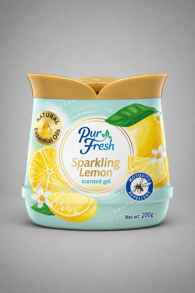 Pur Fresh Sparkling Lemon Scented Gel Household & Pets