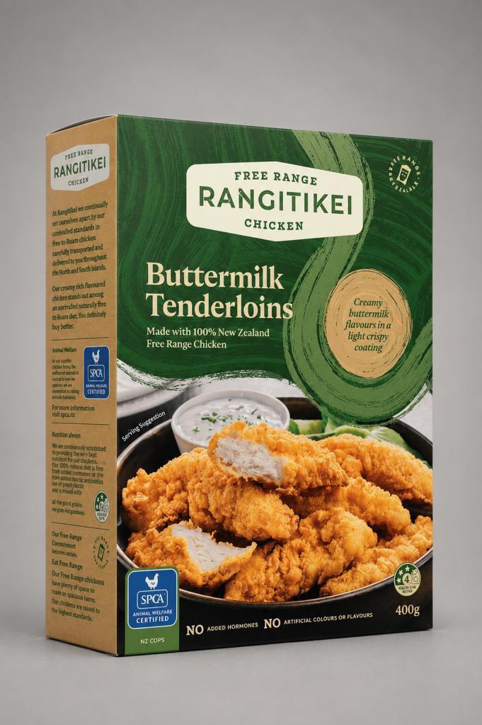 Rangitikei Buttermilk Tenderloins Chilled & Frozen