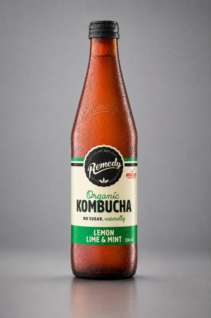 Remedy Kombucha Organic Lemon Lime & Mint Beverages