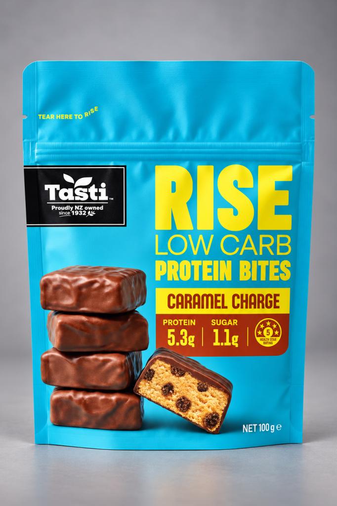 Rise Low Carb Protein Bites Caramel Charge Snacks & Sweets