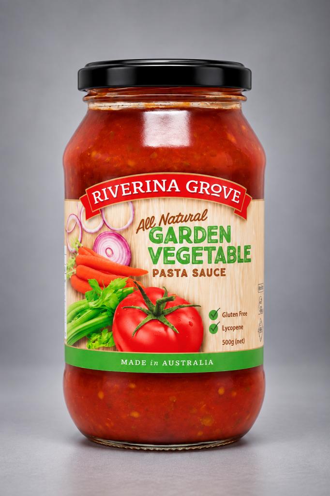 Riverina Grove Garden Vegetable Pasta Sauce Pizza & Pasta Sauce