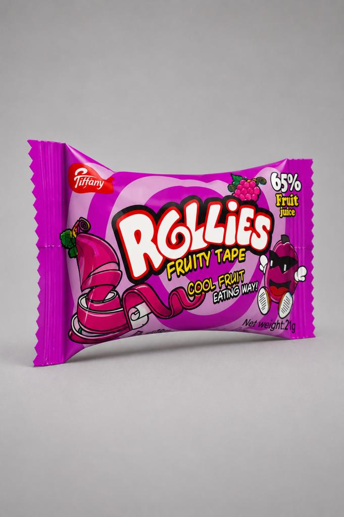 Rollies Fruit Tape Grape Snacks & Sweets