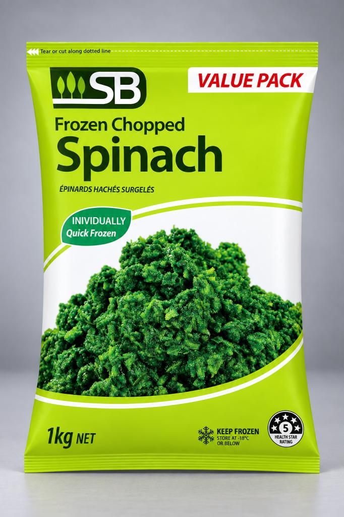SB Chopped Spinach Chilled & Frozen