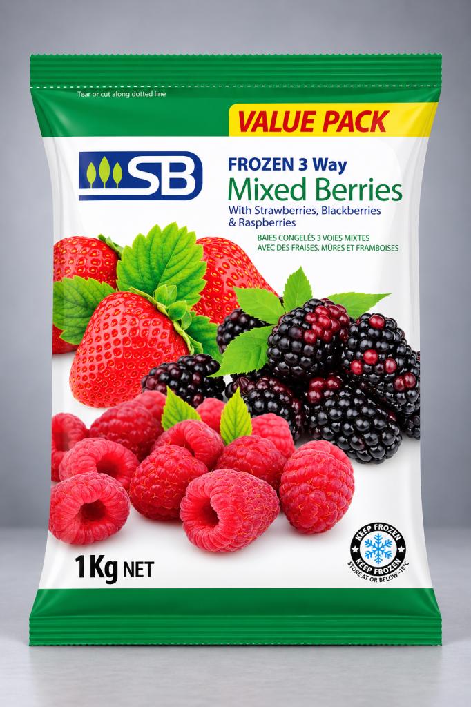SB Frozen 3 Way Mixed Berries Chilled & Frozen