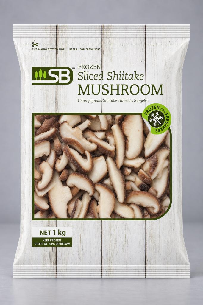SB Frozen Sliced Shiitake Mushroom Chilled & Frozen
