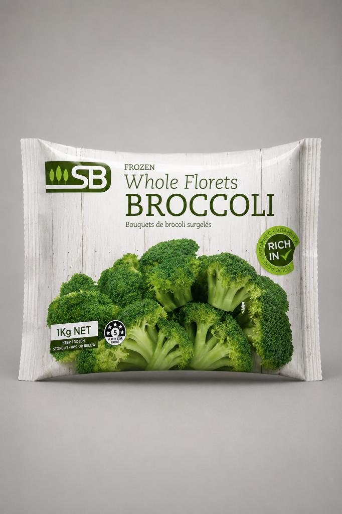 SB Whole Florets Broccoli Chilled & Frozen